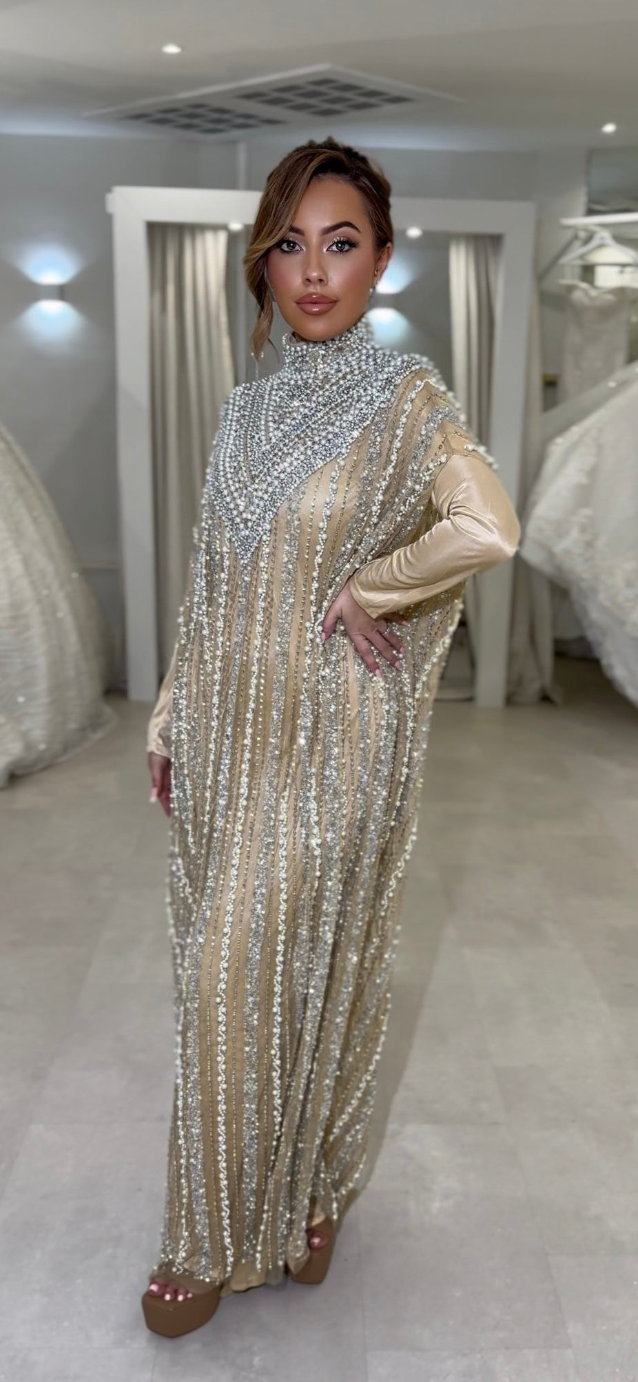 L'abaya Perlée